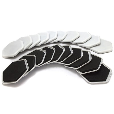 20 Pack Large Furniture Moving Sliders Pads Carpet Felt Gliders