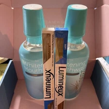 2x Lumineux Oral Essentials Teeth Whitening Mouthwash Fluoride Free Shipping