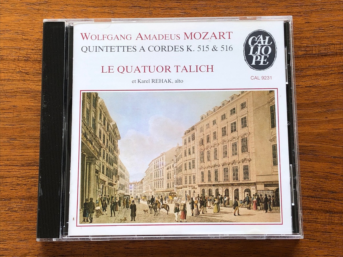 Mozart: String Quintets K 515 & 516 by Quatuor Talich