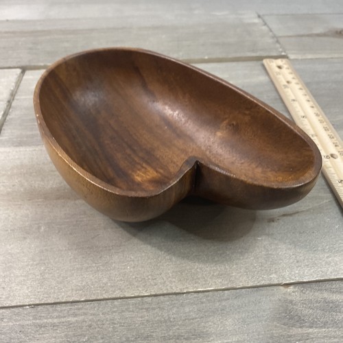 Genuine Monkey Pod Wooden Bowl Lot of 2 Handcrafted in Phillipines - Picture 15 of 15