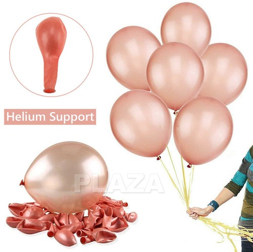 40pcs Rose Gold Confetti Balloons For Birthday Marriage Party Decoration GIFT AU - Picture 7 of 12