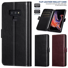 For Samsung Galaxy Note 9 Shockproof Leather Wallet Card Slots Phone Case Cover