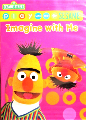 2 Play with me Sesame DVDs and 3 Sesame Street VHS s All Good