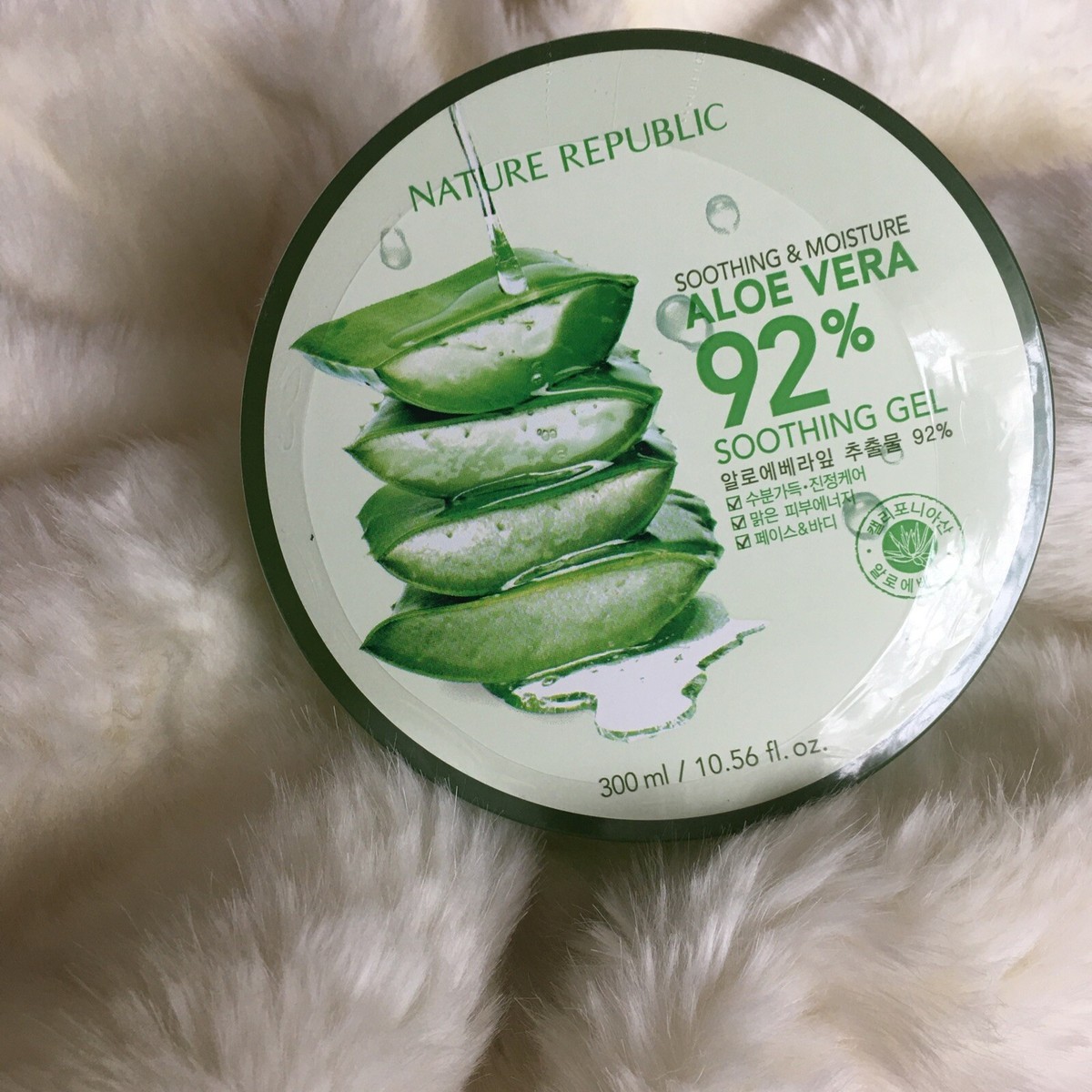 Nature Republic Soothing & Moisture Aloe Vera 92% Soothing Gel 300ml-US  seller!