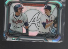 BRAXTON DAVIDSON /KOLBY ALLARD2015 BOWMAN CHROME DRAFT TEAMS OF TOMORROW #TDC-13