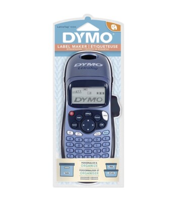 DYMO Label Maker LetraTag 100-H Handheld Portable Electronic Labeler +Label Tape
