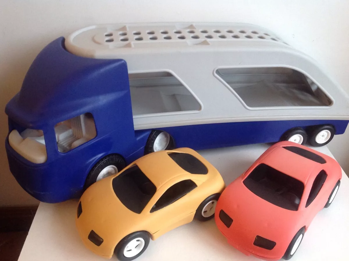 Little Tikes Large Car Carrier Transporter Truck with 2 Little