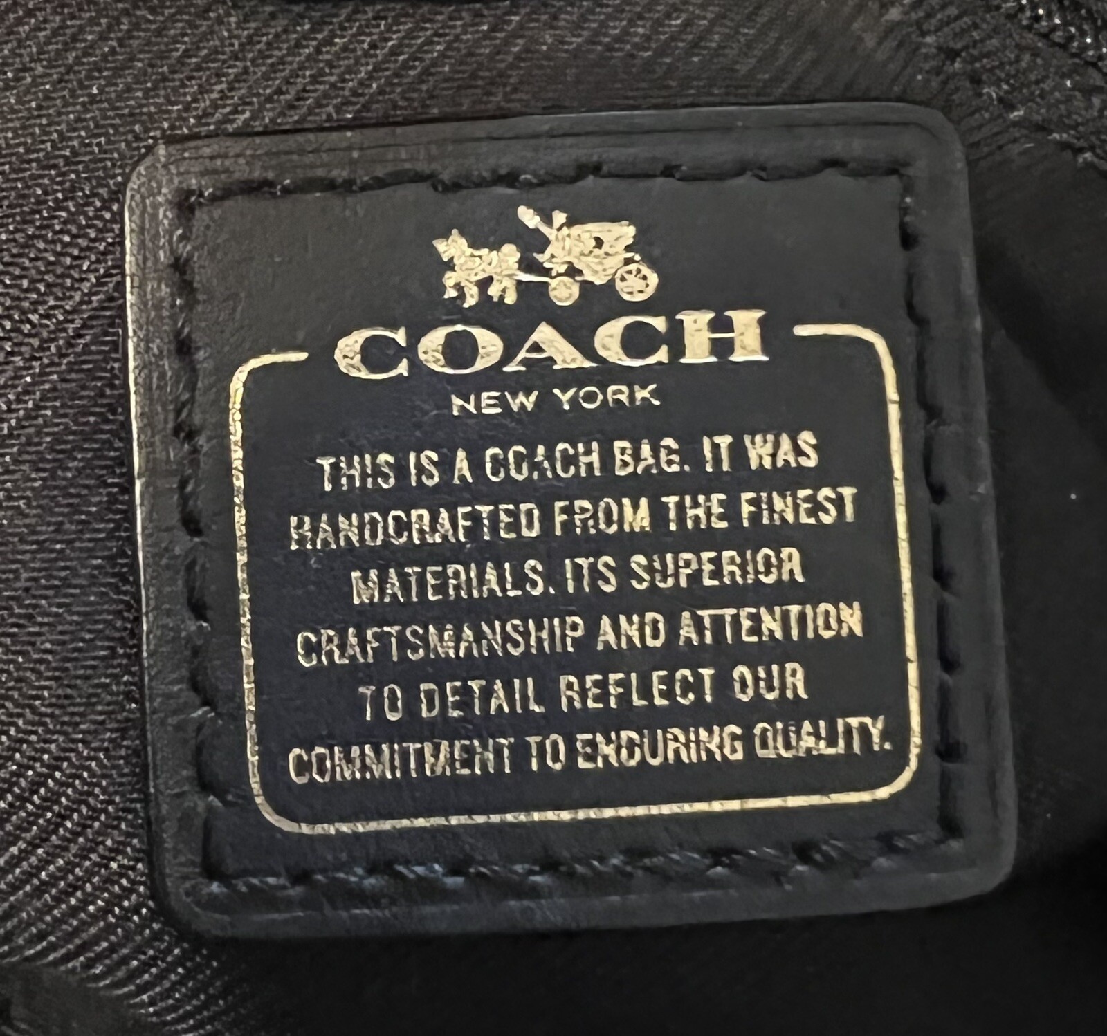 COACH Patchwork Pebble Leather Swagger Handbag Sa… - image 6