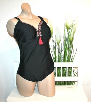 Neu NFINITY Woman Damen Badeanzug Schwimmanzug Einteiler Gr. 48 50 52 Übergröße