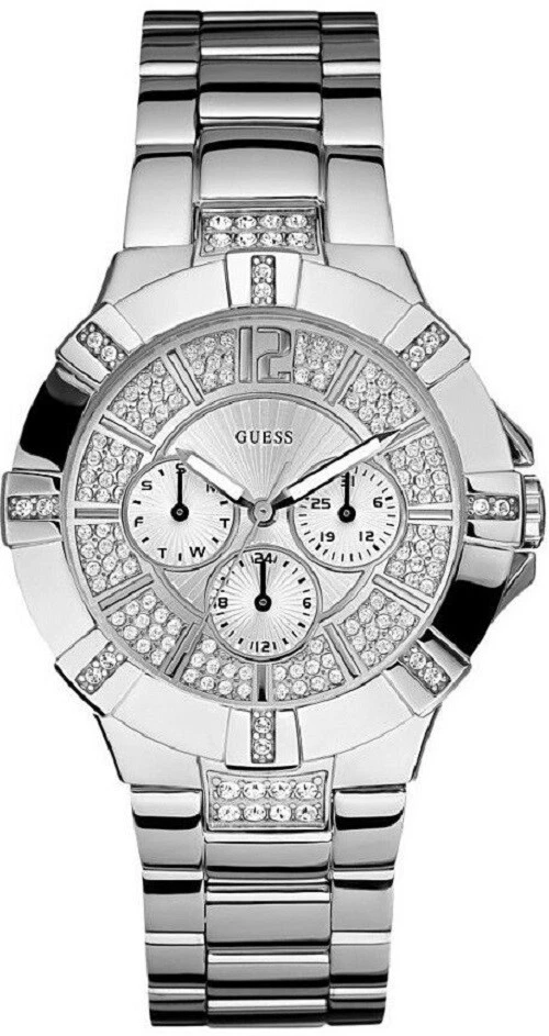 NEW AUTHENTIC GUESS Watch Women s Stainless Steel Bracelet U12601L1 40 MM NWT