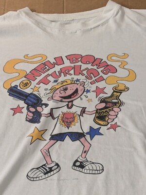 VTG 90s New Bomb Turks shirt XL punk band Columbus, OH Crypt Records garage