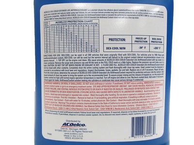 OEM NEW Cadillac Chevrolet Saturn ACDelco DEX-Cool Coolant