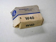 ALLEN BRADLEY OVERLOAD THERMAL UNIT HEATING ELEMENT W40 NEW OLD STOCK
