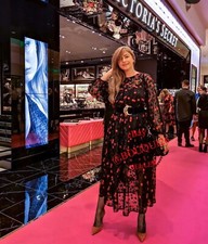 ZARA NEW WOMAN LONG MIDI FLORAL EMBROIDERY DRESS BLACK XS-XXL 4786/299