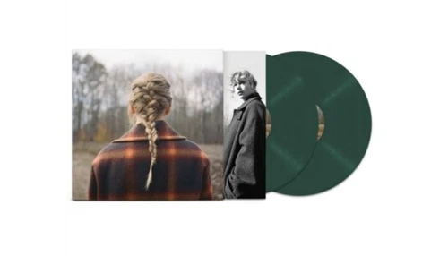 Taylor Swift - Evermore  (Vinyl) Deluxe 2 x LP Album Green Vinyl New + Sealed