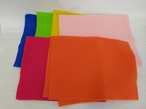 17 Piece Multicolor Felt Rectangle 9" x 12" 17 Crafrs Toys