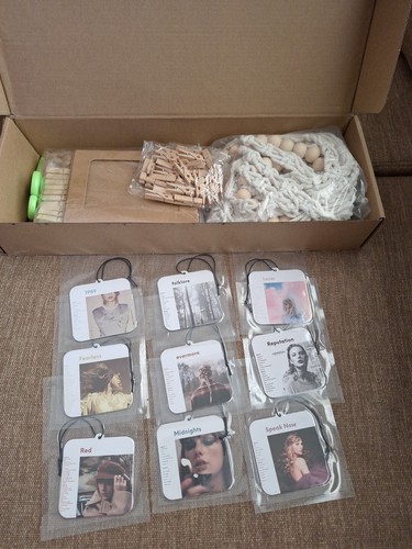 Macrame Hanging Photo Display Wall Decor Kit. Boho Large, With Taylor Swift Tags