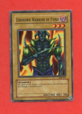 Yu-Gi-Oh! Nr. 97360116 - Unknown Warrior of Fiend - SDK-017 (A8268)