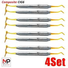 Dental Composite Filling Instruments By INSTUMAX Cig#6 Titanium Coated Tips