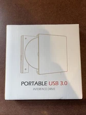 Portable YOTUO USB 3.0 Interface Drive USB DVD RW Drive (Black) New Open Box