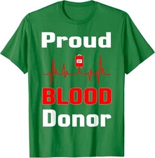 National Blood Donor Month Proud Blood Rhythm Donor Unisex T-Shirt