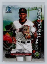 2021 Bowman #POS-KR Kristian Robinson Positional Promise