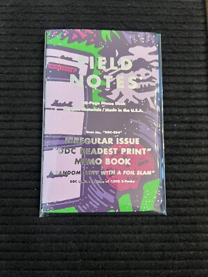 Field Notes  DDC Deadest Print Notebook
