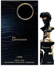 LATTAFA HIS CONFESSION 3.4 FL OZ / 100 ML EAU...