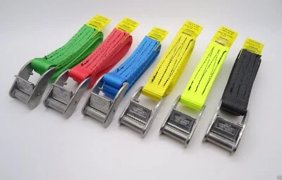 DAMAR WEBBING SOLUTIONS LTD Cam Buckle Cargo Strap Tie Downs Roof Rack Strap Bouncey Castle Ratchet Strap