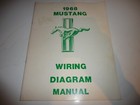 Vintage 1968 Mustang Wiring Diagram Manual - Ford - Free Shipping