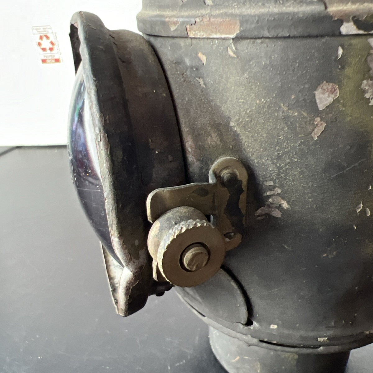 Rare Dietz WWI Army Truck Automobile Kerosene Lamp Lantern Red
