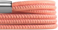 Endless Jewelry Peach Double 3-string Leather Bracelet (7.5) on sale Endless Jewelry Peach Double 3-string Leather Bracelet (7.5) on sale