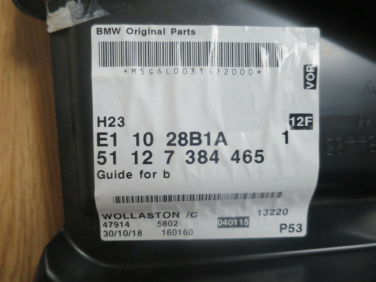 BMW 3 SERIES F30 LCI REAR BUMPER MOUNTING BRACKET LEFT !GENUINE 