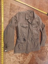 H M Divided Jacket Women's Sz 6 Army Green Full Zip S127