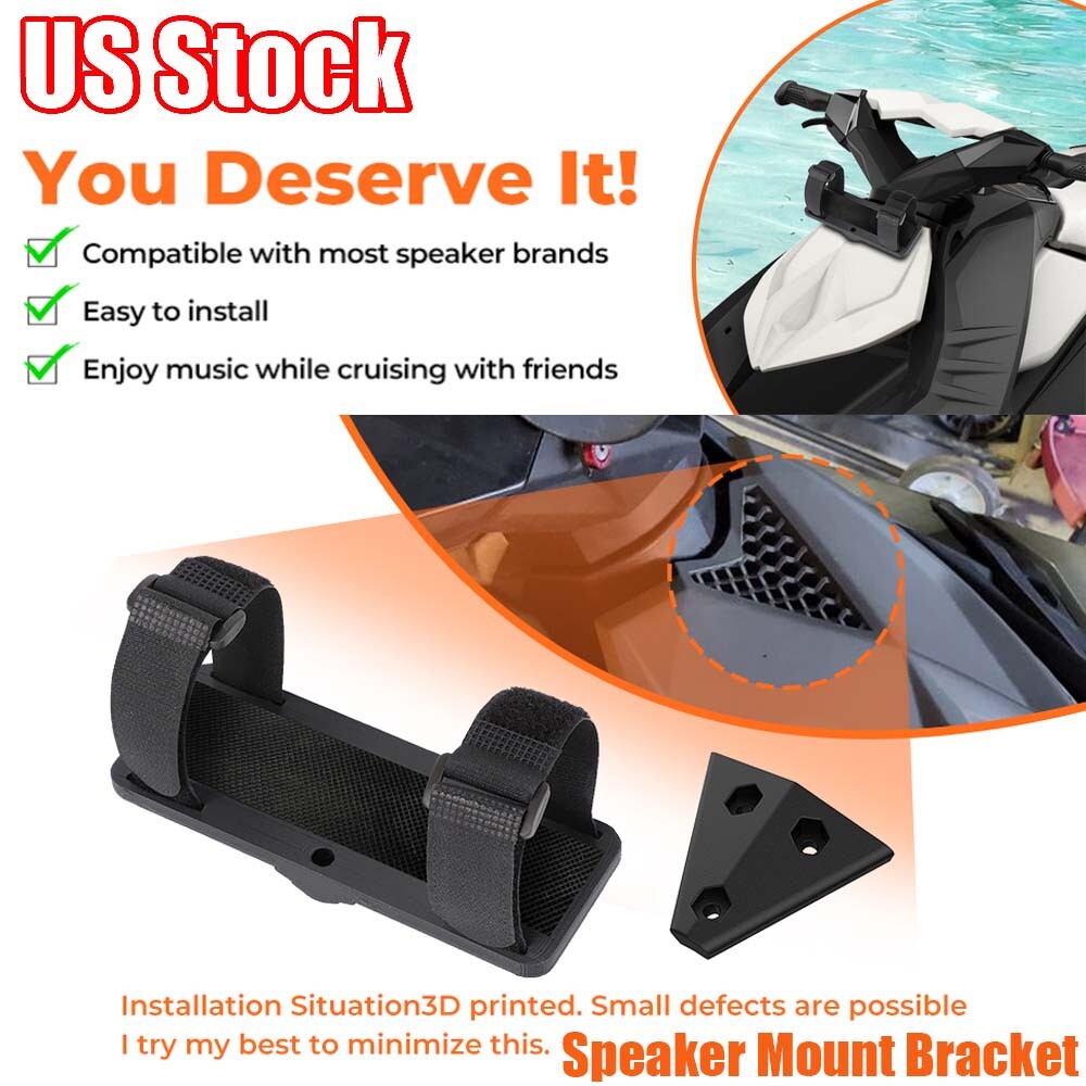 For SeaDoo Spark/Spark Trixx Universal Speaker mount 2.0 W/Anti