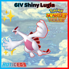 6IV LUGIA ⚡ Pokemon SCARLET and VIOLET - Indigo Disk DLC Johto Legendary + EVs