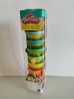 Hasbro - Play-Doh - Party Turm - Knete 10 Farben Dosen