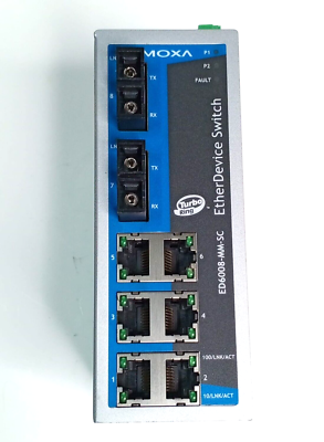 Moxa ED6008-MM-SC Etherdevice Switch | eBay