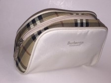 BURBERRY Fragrances Zippered Pouch, Toiletry Makeup Cosmetic Bag