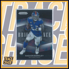 2021 Panini Prizm Football Saquon Barkley Brilliance Insert #B-11