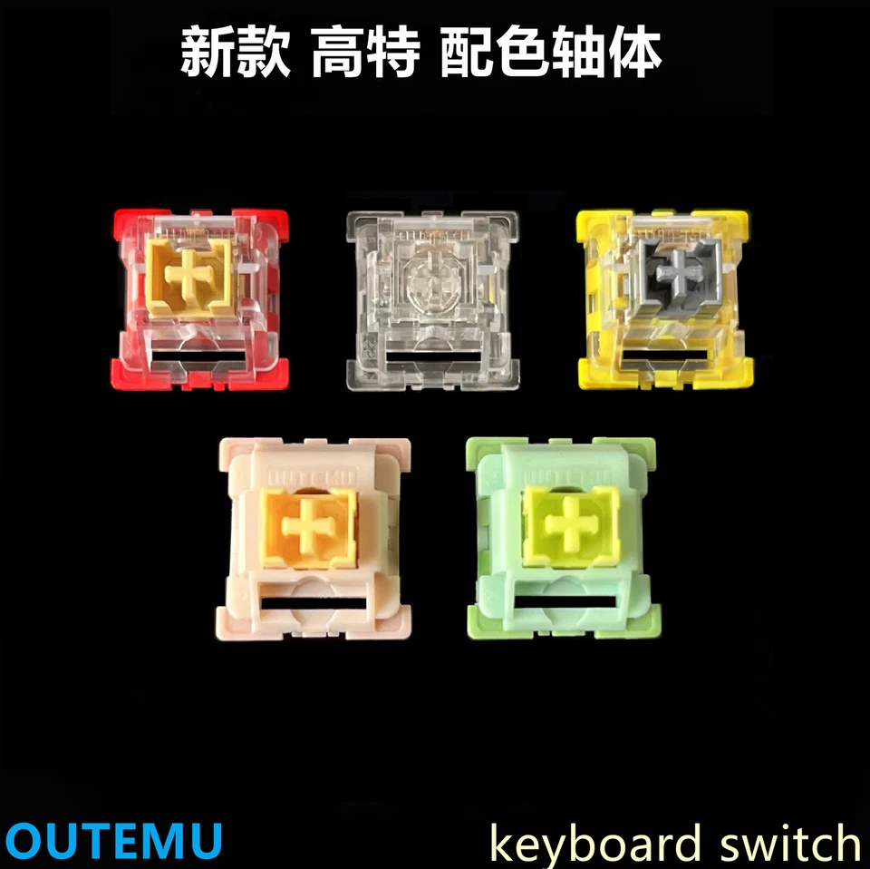 Outemu Dustproof Silent Lime Honey Peach Keyboard Switch Panda - Image 2 of 4