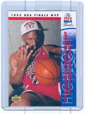 1993-94 93 Upper Deck Michael Jordan NBA Basketball Finals MVP Card Bulls #204