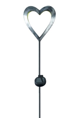 I-Glow LED-Solar-Vintage Leuchte - Herz