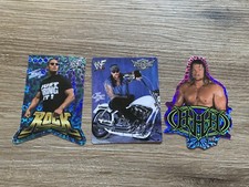 Rare Vintage 2001 World Wrestling WWF Prismatic Vending Machine Sticker Lot