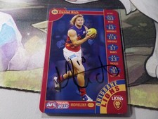 2013 Teamcoach #125 Brisbane Lions Daniel Rich HAND Signed
