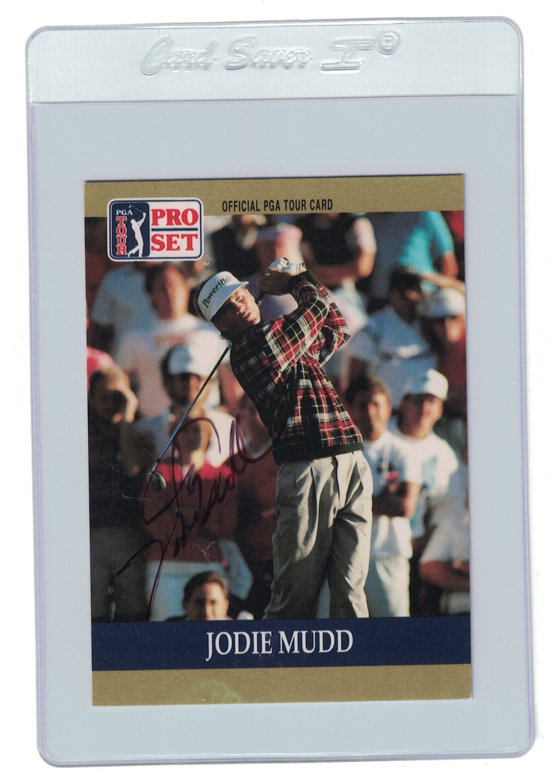 JODIE MUDD Signed 1990 PRO SET Golf Card #42 PGA Tour Georgia Southern 