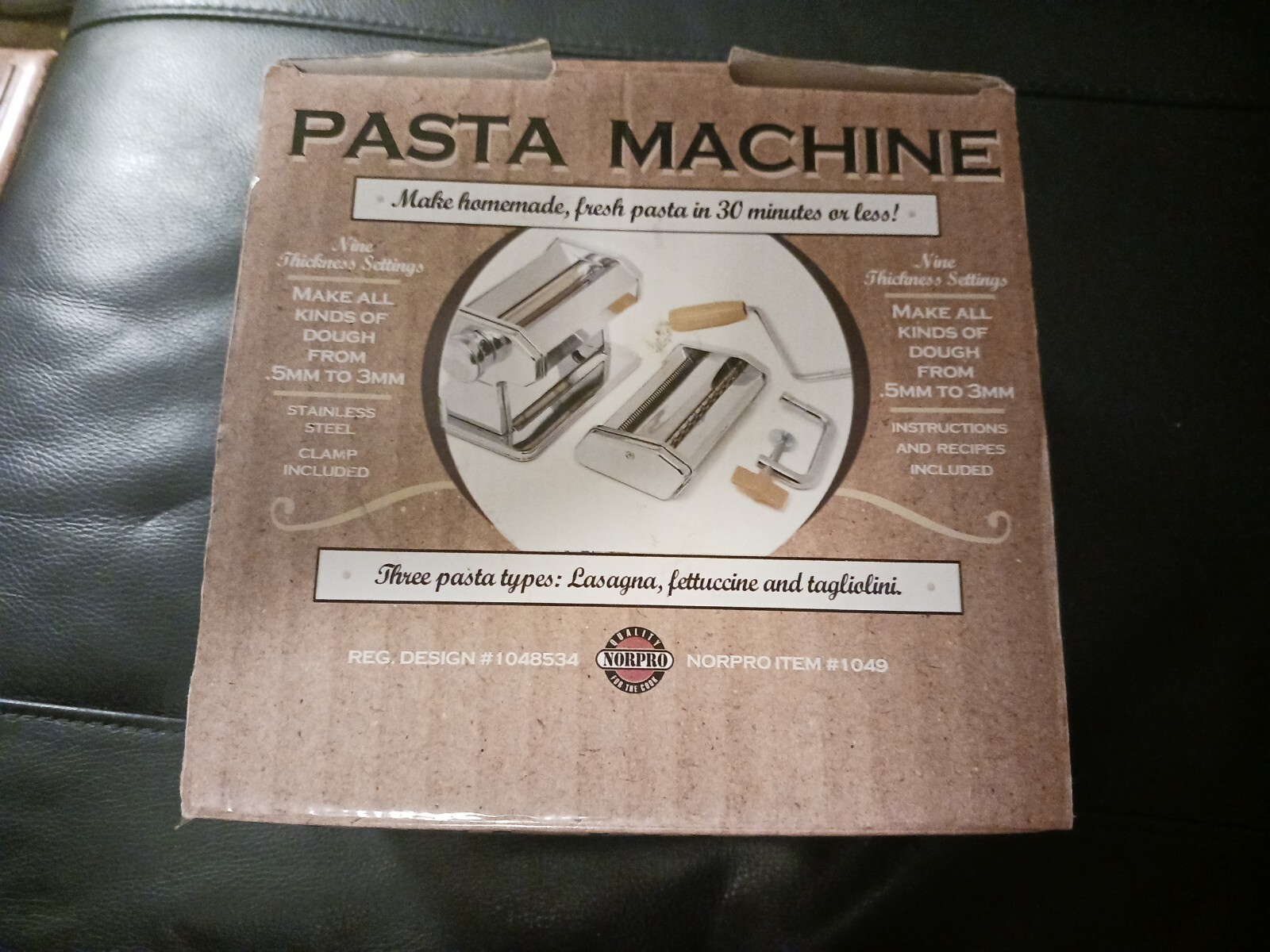 Pasta Machine Hand Crank Pasta Maker eBay