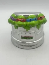 TMNT 2015 Viacom International Ceramic 4 Characters In The Manhole Coin Bank