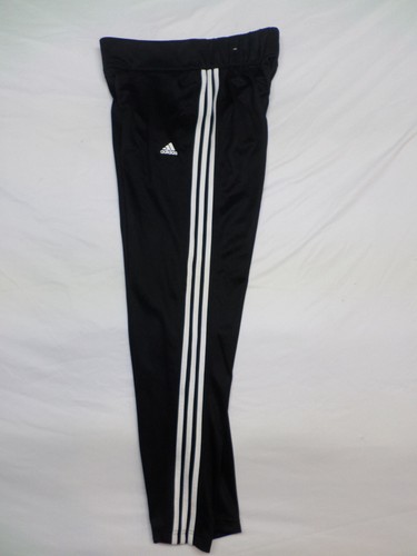 Adidas Black Straight Leg Athletic Pants Size M 34x31 - Picture 4 of 8