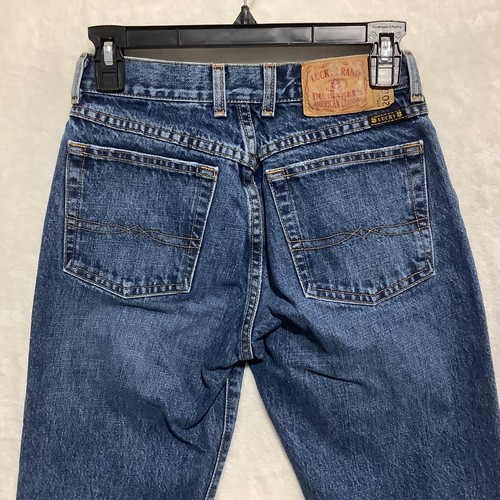 Lucky Brand Dungarees Sz 2/26 Vintage Peanut Jeans by Gene Montesano USA Made - Picture 7 of 16